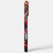 Mysteriöse Alien im dynamischen kosmischen Swirl Case-Mate iPhone Hülle (Rückseite / Rechts)