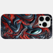 Mysteriöse Alien im vid-kosmischen Swirl Case-Mate iPhone Hülle (Rückseite (Horizontal))