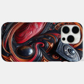 Mysteriöse Alien in einer kosmischen Landschaft Case-Mate iPhone Hülle (Rückseite (Horizontal))