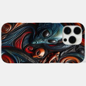 Mysteriöse Alien Präsenz in lebendiger kosmischer Case-Mate iPhone Hülle (Rückseite (Horizontal))