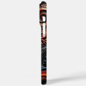 Mysteriöse Alien Präsenz in lebendiger kosmischer Case-Mate iPhone Hülle (Rückseite / Links)