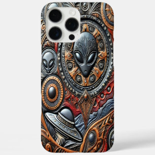 Mysteriöse Alien trifft auf kosmische Reiche iPhone 16 Pro Max Hülle