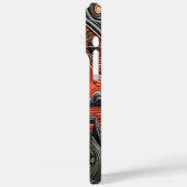 Mysteriöse Alien über eine futuristische Stadt Case-Mate iPhone Hülle (Rückseite / Links)