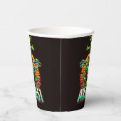 Mysteriöse Außerirdischen leuchten in der Nähe von Pappbecher (Rechts)