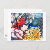 Mysteriöse Beängstigende Figuren #1 Postkarte (Vorne/Hinten)