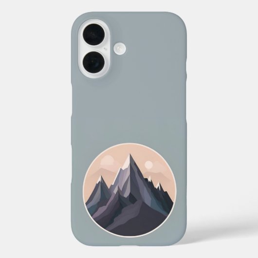 Mysteriöse Berge Case-Mate iPhone Hülle (Rückseite)