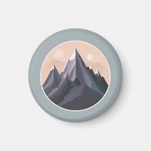 Mysteriöse Berge Magnet (Vorne)