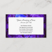 Mysteriöse Blauschmetterlinge Visitenkarte (Rückseite)