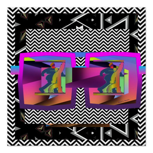 Mysteriöse Brille Poster (Vorderseite)