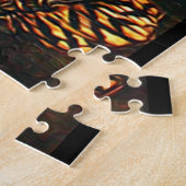 Mysteriöse Burg im Wald und Uhu Puzzle (Seite)