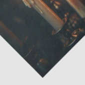 Mysteriöse Dunkelharlequin-Bright-Augen-Dekoupage Seidenpapier (Ausschnitt)