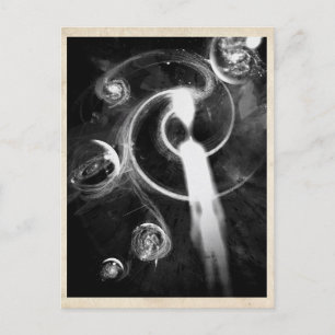 Mysteriöse Erscheinung - Postkarte