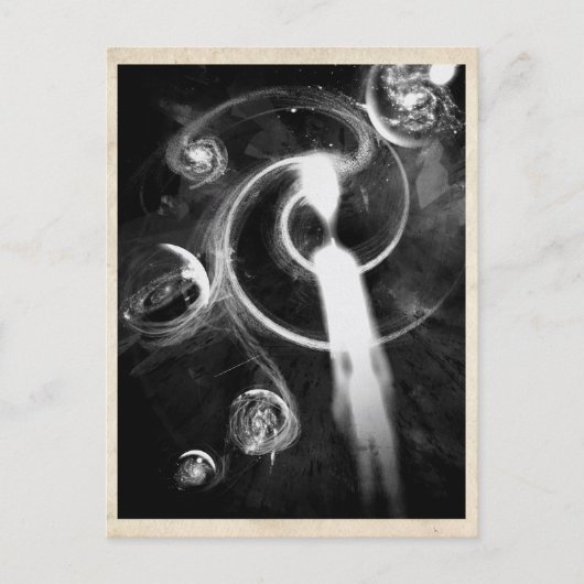 Mysteriöse Erscheinung - Postkarte (Vorderseite)