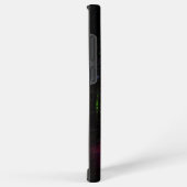 Mysteriöse Fichtenwälder Natur Neon magenta Zeiche Samsung Galaxy Hülle (Rechte Seite)