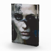 Mysteriöse Frau mit Raven Fotoblock (Rechts)