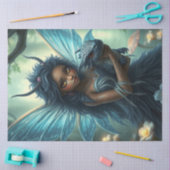 Mysteriöse Gothic Dragon Fairy Seidenpapier (Basteln)