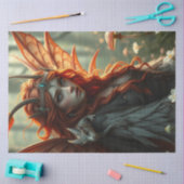 Mysteriöse Gothic Dragon Fairy Seidenpapier (Basteln)