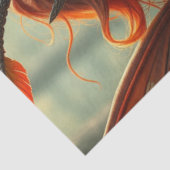 Mysteriöse Gothic Dragon Fairy Seidenpapier (Ausschnitt)