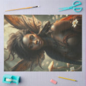 Mysteriöse Gothic Dragon Fairy Seidenpapier (Basteln)