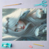 Mysteriöse Gothic Dragon Fairy Seidenpapier (Basteln)