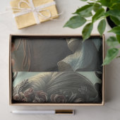 Mysteriöse Gothic Dragon Fairy Seidenpapier (Geschenk)