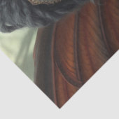 Mysteriöse Gothic Dragon Fairy Seidenpapier (Ausschnitt)