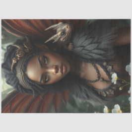 Mysteriöse Gothic Dragon Fairy Seidenpapier