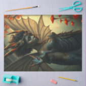 Mysteriöse Gothic Dragon Fairy Seidenpapier (Basteln)