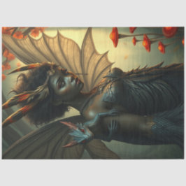 Mysteriöse Gothic Dragon Fairy Seidenpapier