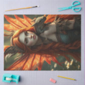 Mysteriöse Gothic Dragon Fairy Seidenpapier (Basteln)