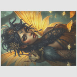 Mysteriöse Gothic Dragon Fairy Seidenpapier