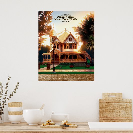 Mysteriöse Häuser von Donnelly - Nr.1 Berg Dora Poster (Küche)