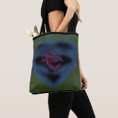 Mysteriöse Herzen Kunst Design dunkle scheue Farbe Tasche (Von Nahem)