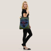 Mysteriöse Herzen Kunst Design dunkle scheue Farbe Tasche (Am Model)