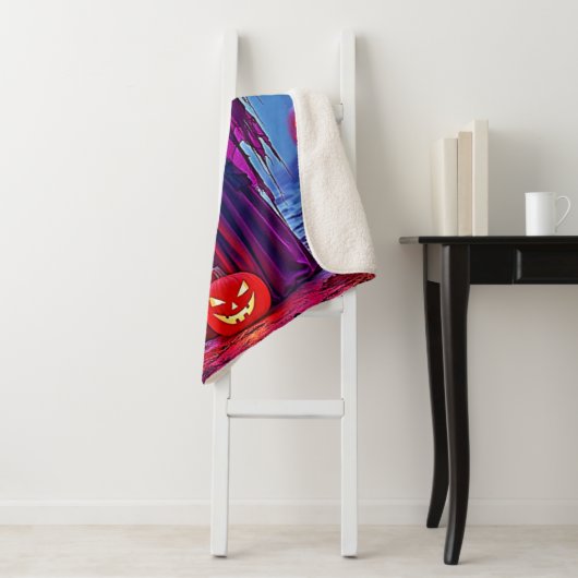 Mysteriöse Hexe im verzauberten Holzdesign Sherpadecke (Beispiel)