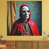 Mysteriöse Kapuze Leinwanddruck (Insitu (Wohnzimmer))