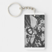 Mysteriöse Karnevalmasken in Venedig, Italien Schlüsselanhänger (Vorderseite)