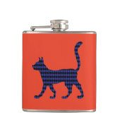 Mysteriöse Katze Flachmann (Vorderseite)