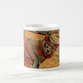 Mysteriöse Katze Kaffeetasse (Mittel)