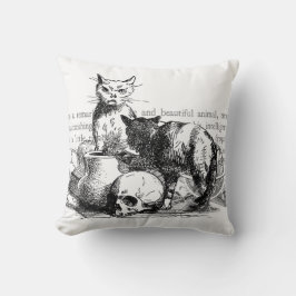 Mysteriöse Katzen Kissen