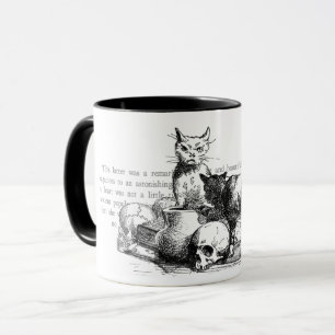 Mysteriöse Katzen Tasse