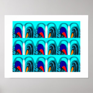 Mysteriöse Kunst Poster
