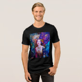Mysteriöse Lady Tri-Blend Shirt (Vorderseite voll)