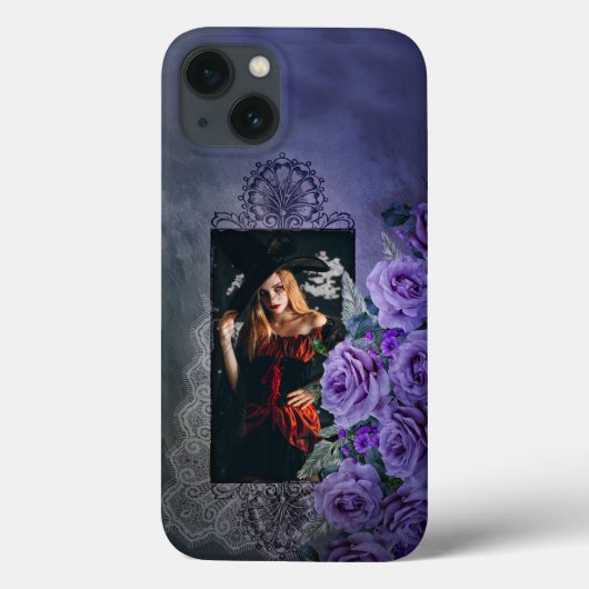 Mysteriöse Lila Gotik: Spitzen, Rose Case-Mate iPhone Hülle (Rückseite)