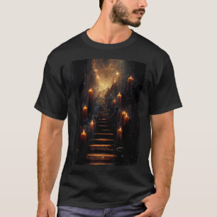 Mysteriöse Magische Treppe zum Vergessen von Kunst T-Shirt