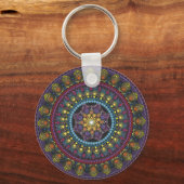 Mysteriöse Mandala Schlüsselanhänger (Vorderseite)