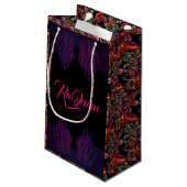 Mysteriöse Masquerade Ball Schönheitsmaske Kleine Geschenktüte (Rückseite Schrägansicht)