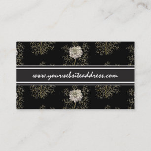 Mysteriöse mittelalterliche Blume Visitenkarte