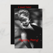 Mysteriöse Schmuckstücke Heist Mystery Party Einla Einladung (Vorne/Hinten)