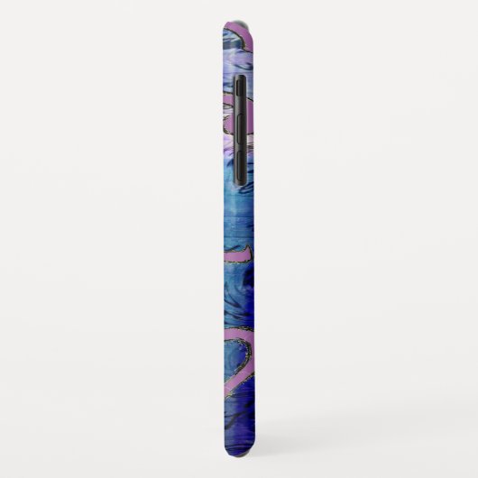 Mysteriöse Sea Monogram Phone iPhone Case (Hinten/Links)